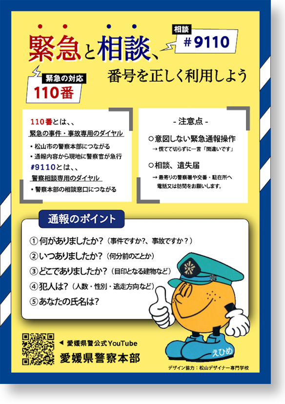 110番の日広報ポスター