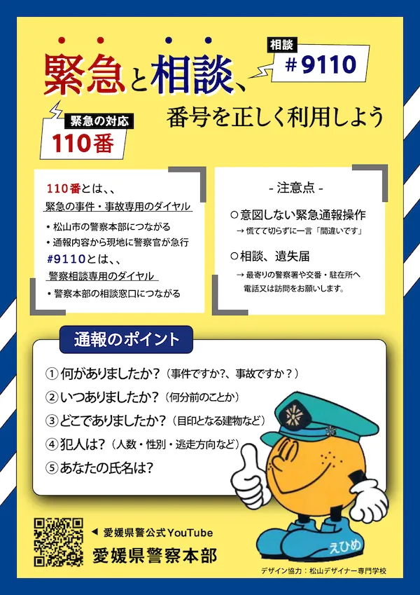 110番の日広報ポスター