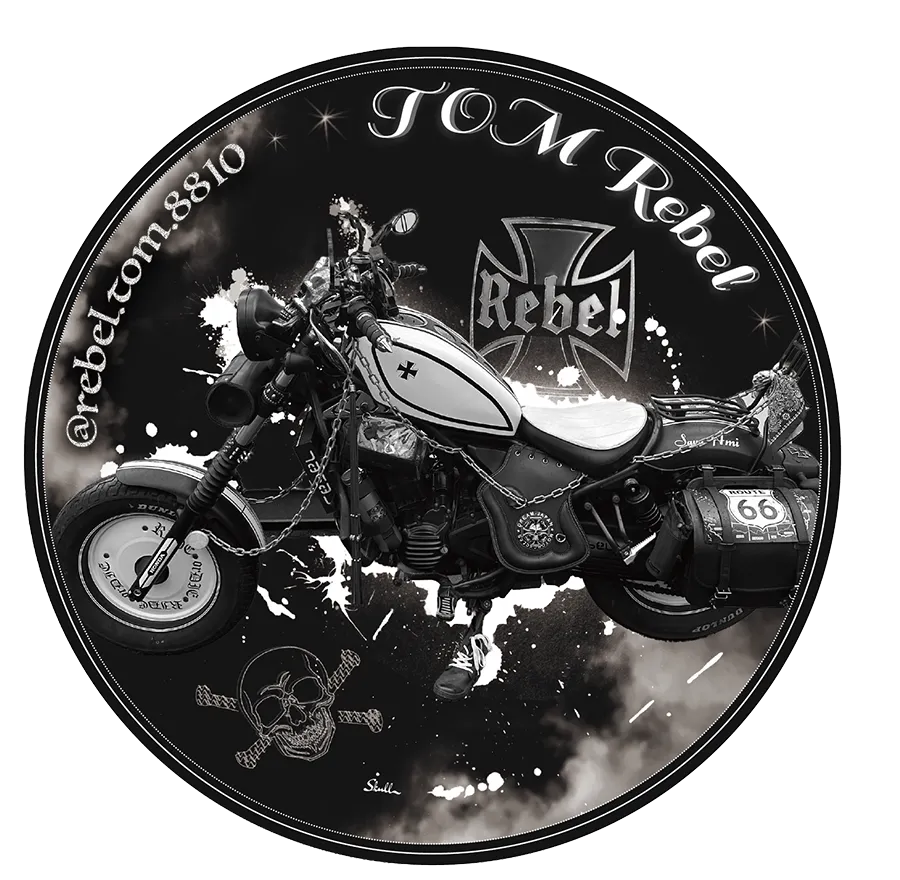 Rebelバイクステッカー